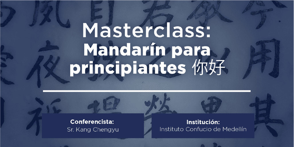 Masterclass chino mandarín para principiantes